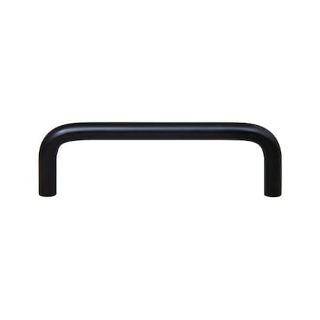 Crown 4" Wire Cabinet Pull with 3-3/4" Center to Center Matte Black Finish CHP396BK